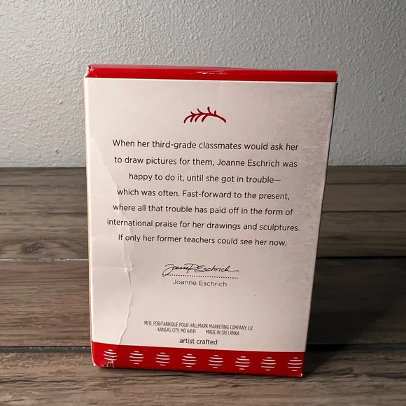 HALLMARK NEW 2017 “COOKIES FOR SANTA”Christmas ORNAMENT  SNOWBALL & TUXEDO #17th - Picture 10 of 10